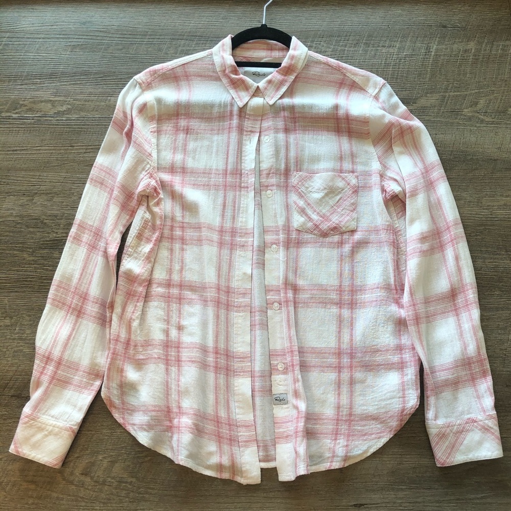 Plaid button down